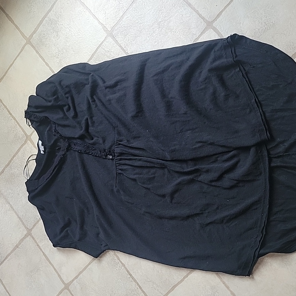Umgee black tshirt dress